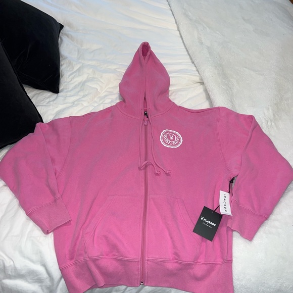 PacSun Tops Playboy Zip Up Hoodie Poshmark